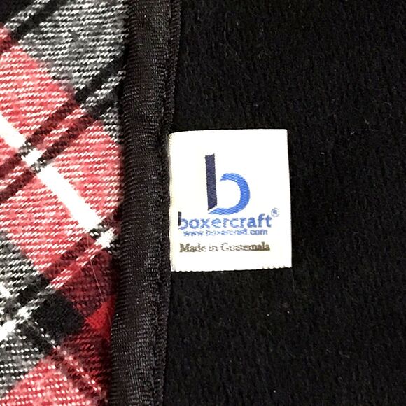 Skull Baseball Bats Childs Kids Throw Blanket Lil Monsters Tartan Plaid - Picture 6 of 6